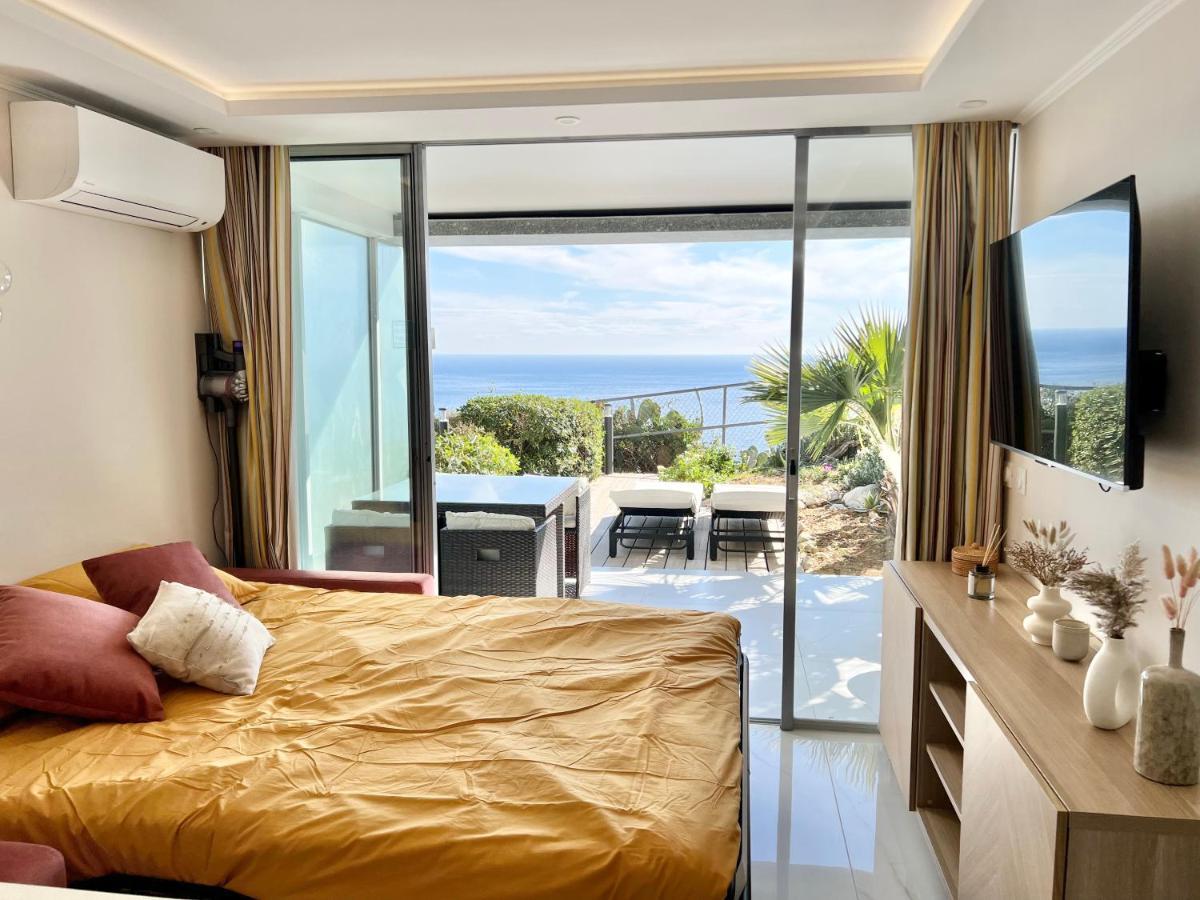 Luxueux Appartement - Vue Mer - Piscine - Free Parking - Monaco Cap-d'Ail Eksteriør bilde