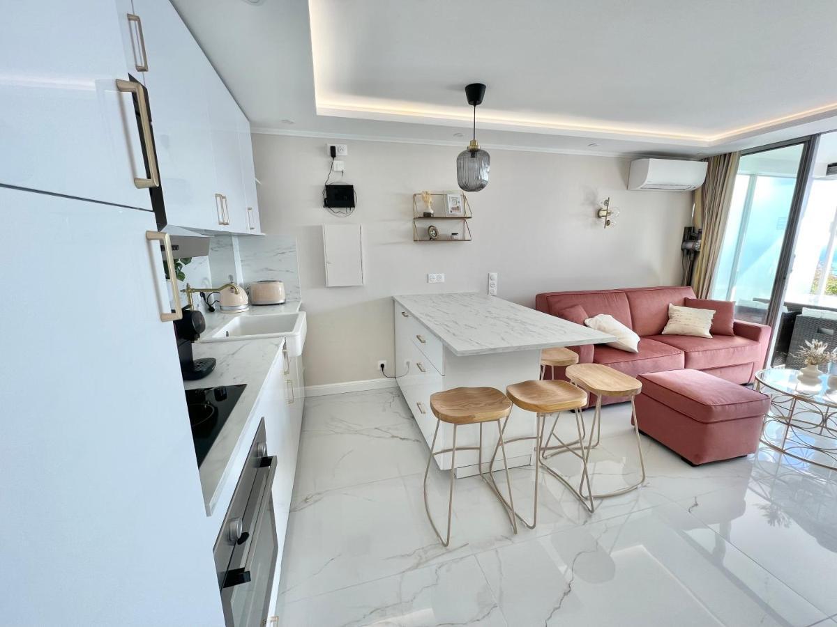 Luxueux Appartement - Vue Mer - Piscine - Free Parking - Monaco Cap-d'Ail Eksteriør bilde