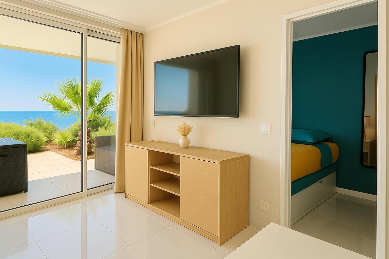 Luxueux Appartement - Vue Mer - Piscine - Free Parking - Monaco Cap-d'Ail Eksteriør bilde